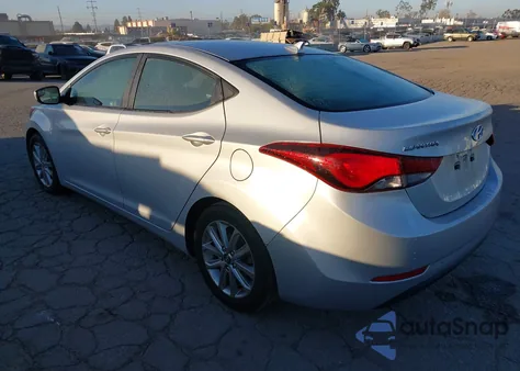 2015 Hyundai Elantra Se from USA, damaged, VIN KMHDH4AE5FU320522